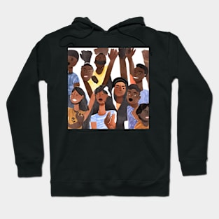 BLM Faces Hoodie